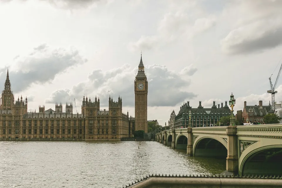 Londra'da Parlamento Binası ve Big Ben