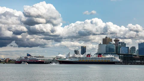 Vancouver’da Canada Place ve Şehir Merkezi