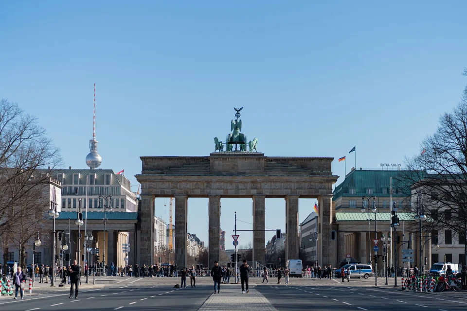 Berlin’de Brandenburg Kapısı