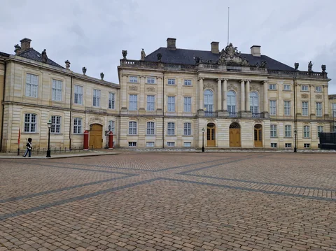 Kopenhag Amalienborg Meydanı