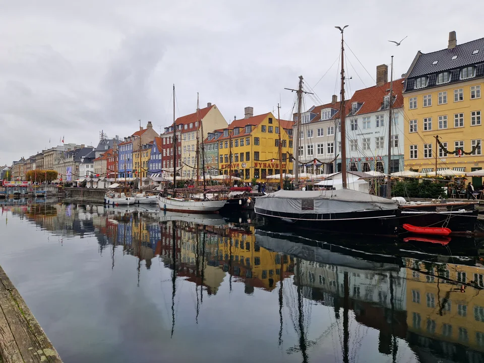 Kopenhag Nyhavn kıyısı