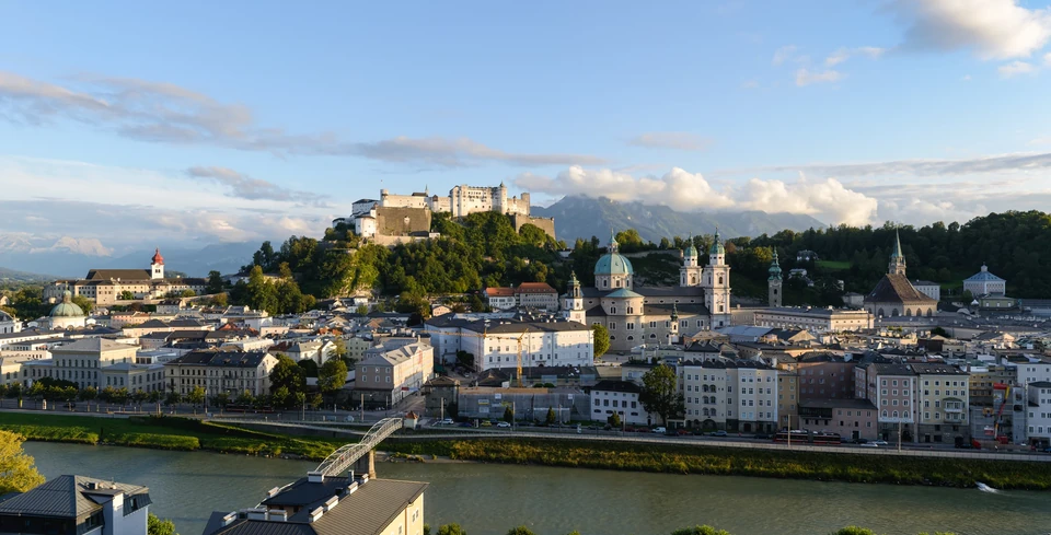 Salzburg · Salzach ve Eski Şehir