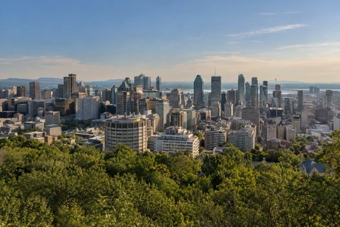 Montreal · Mont Royal’dan Şehir Manzarası