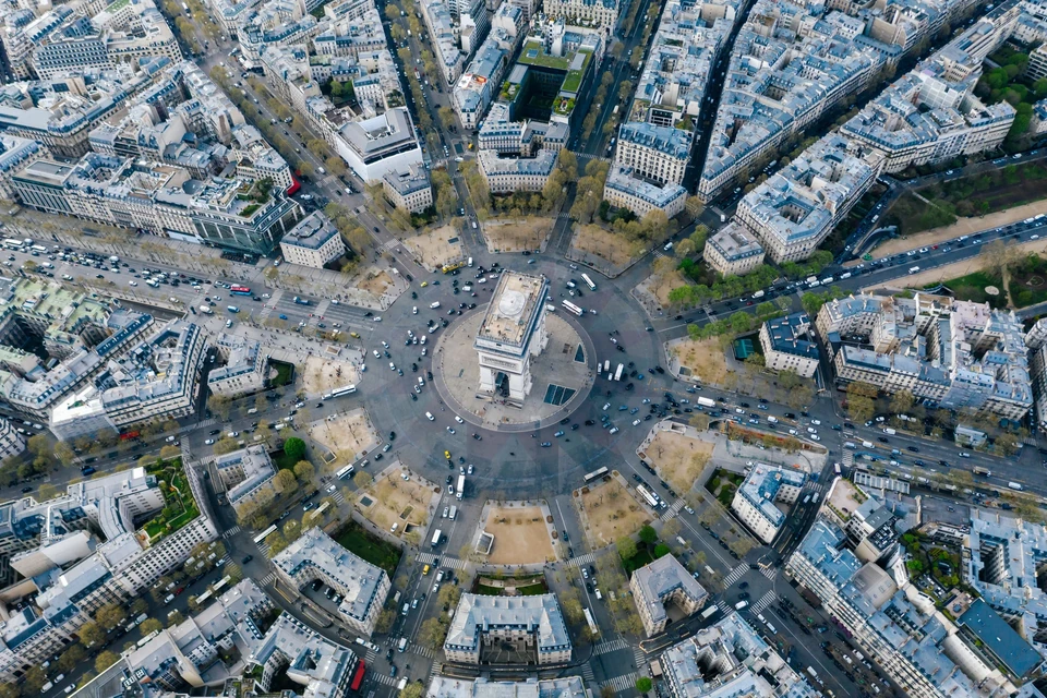 Paris · Zafer Takı ve Şehir Dokusu