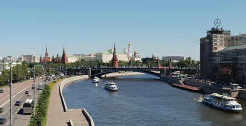 Moskova · Kremlin ve Moskova Nehri