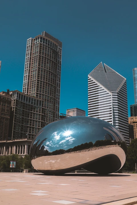 Chicago · Cloud Gate Yansımaları