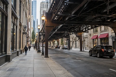 Chicago · Loop Bölgesinde Şehir Yaşamı